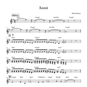 Xamã - Bebê Kramer ( Lead Sheet PDF )